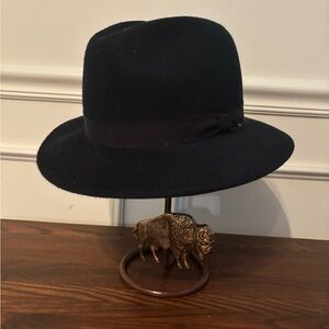 Classic Black Fedora Hat
